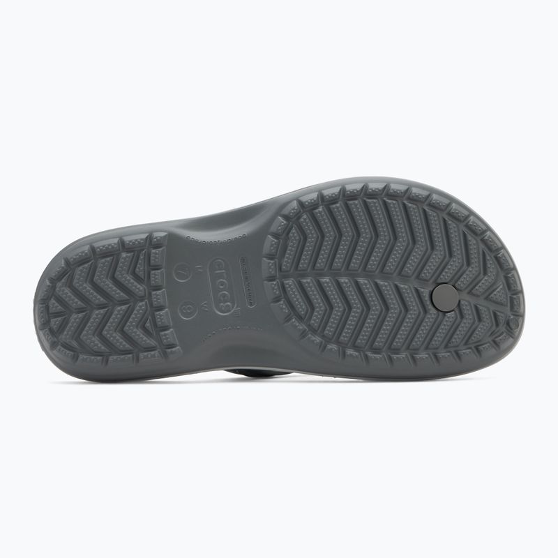 Crocs Crocband Flip - infradito grigio ardesia/fumo 4
