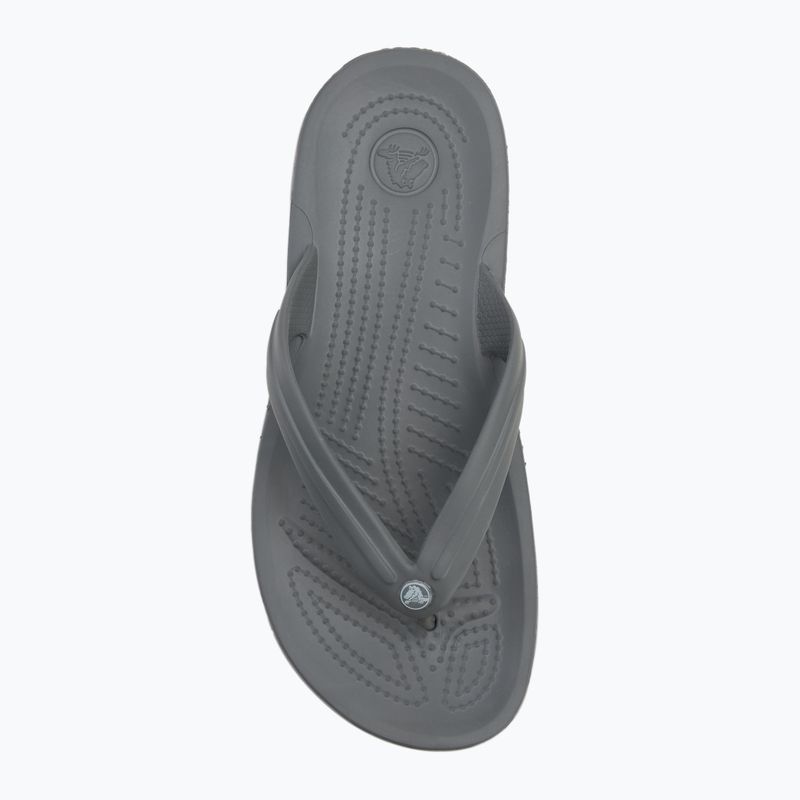 Crocs Crocband Flip - infradito grigio ardesia/fumo 5