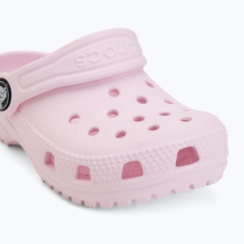 Ciabatte per bambini Crocs Classic Clog Toddler pink milk 8