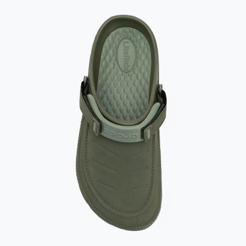 Zoccolo Crocs Yukon Vista II LR da uomo verde militare 6