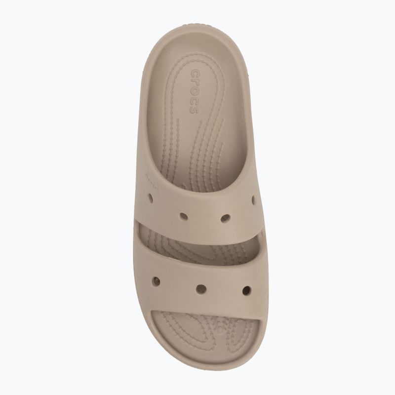 Infradito Crocs Classic Sandal V2 taupe da donna 5