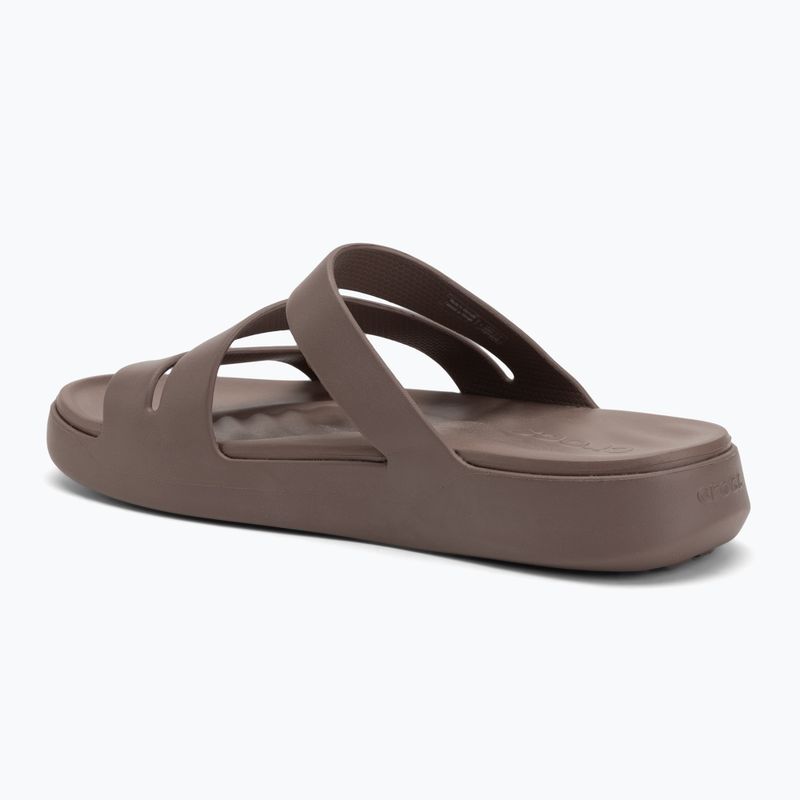 Infradito Crocs Getaway Strappy tartufo 3