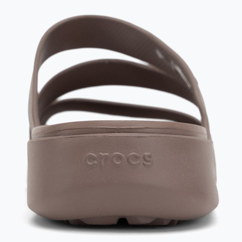 Infradito Crocs Getaway Strappy tartufo 6