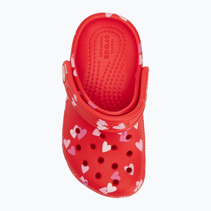 Crocs VDay Clog Toddler infradito rosso ciliegia 6