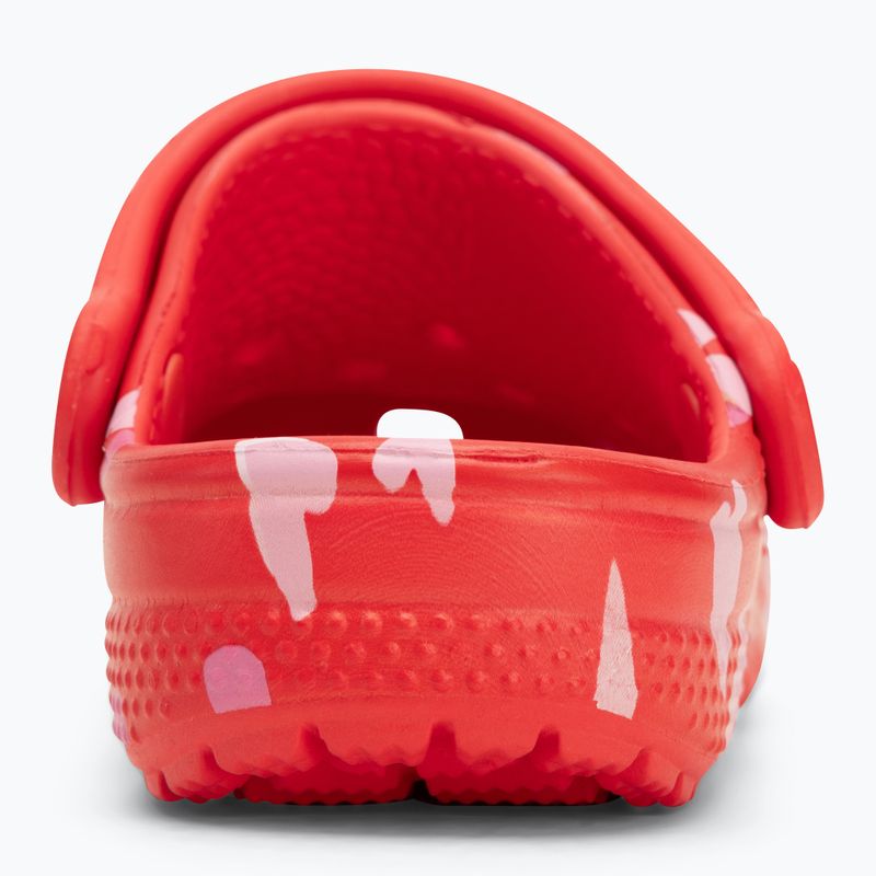 Crocs VDay Clog Toddler infradito rosso ciliegia 7