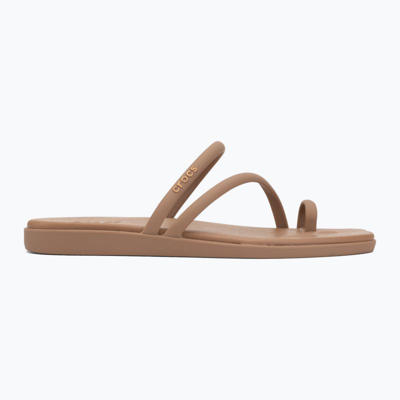 Ciabatte da donna Crocs Miami Toe Loop Sandal milk chocolate 2
