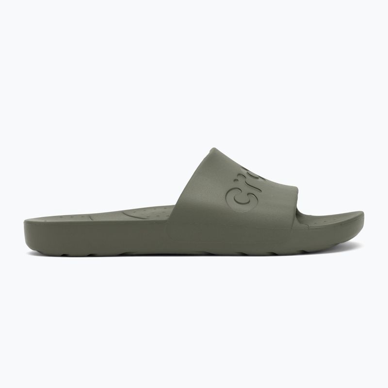 Crocs Slide infradito verde militare 2