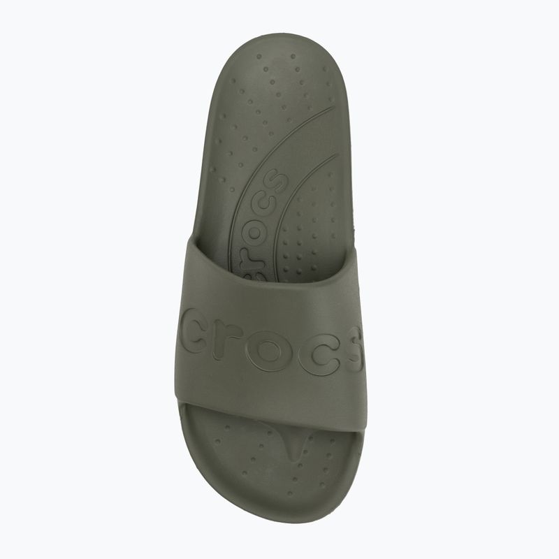 Crocs Slide infradito verde militare 5