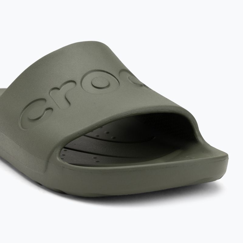 Crocs Slide infradito verde militare 7