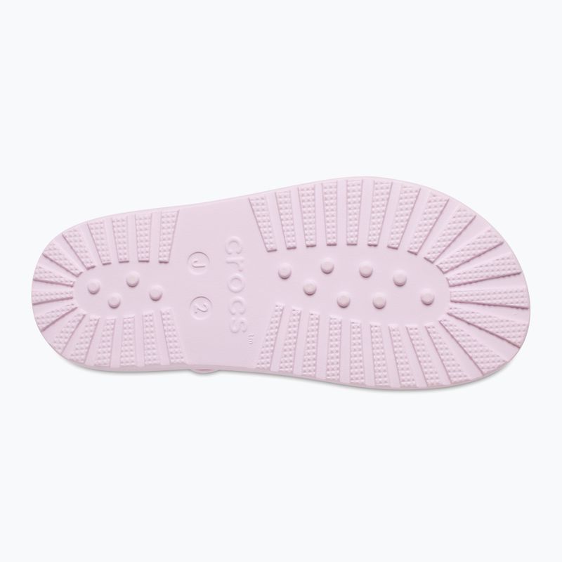 Crocs Classic Fisherman Sandali per bambini rosa latte 3