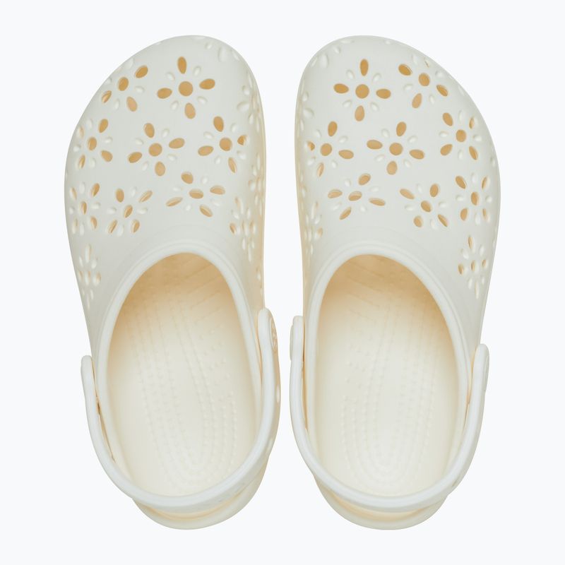 Crocs Classic Floral Cutout Clog infradito in gesso 2