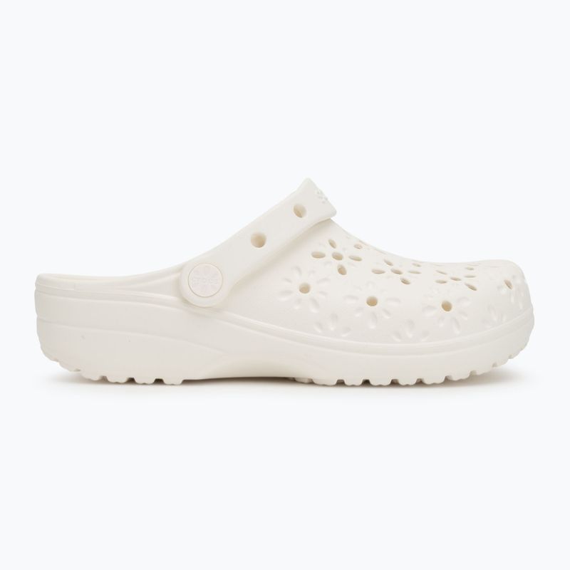 Crocs Classic Floral Cutout Clog infradito in gesso 3