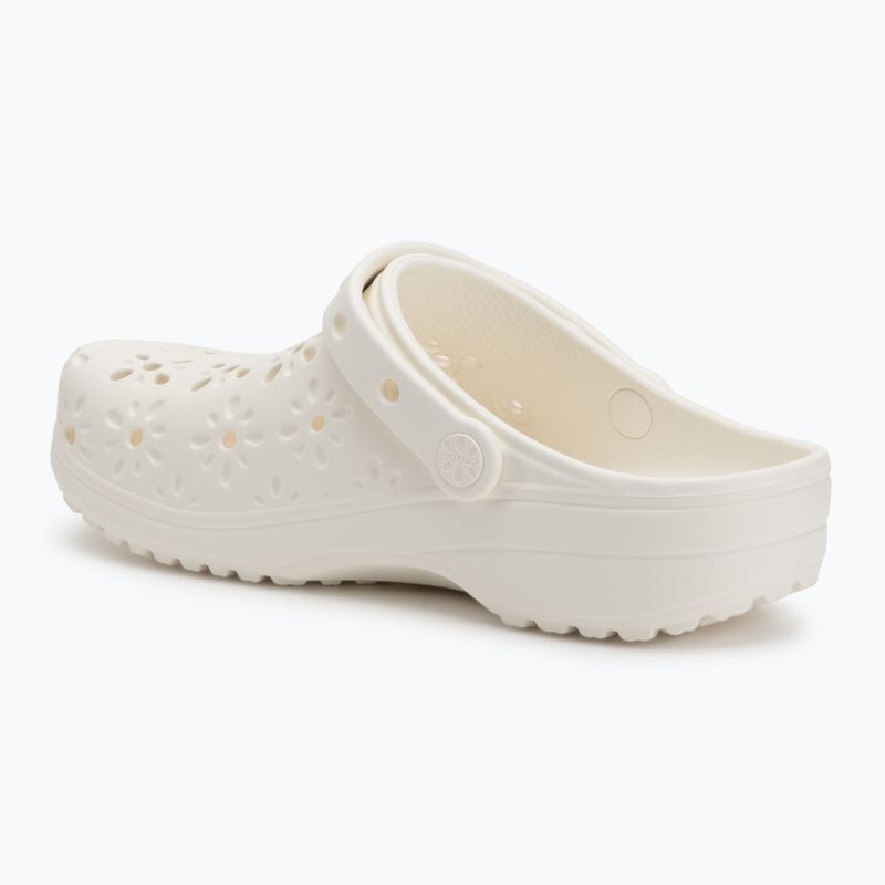 Crocs Classic Floral Cutout Clog infradito in gesso 4