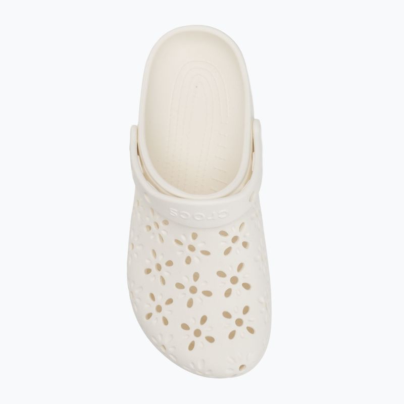 Crocs Classic Floral Cutout Clog infradito in gesso 6