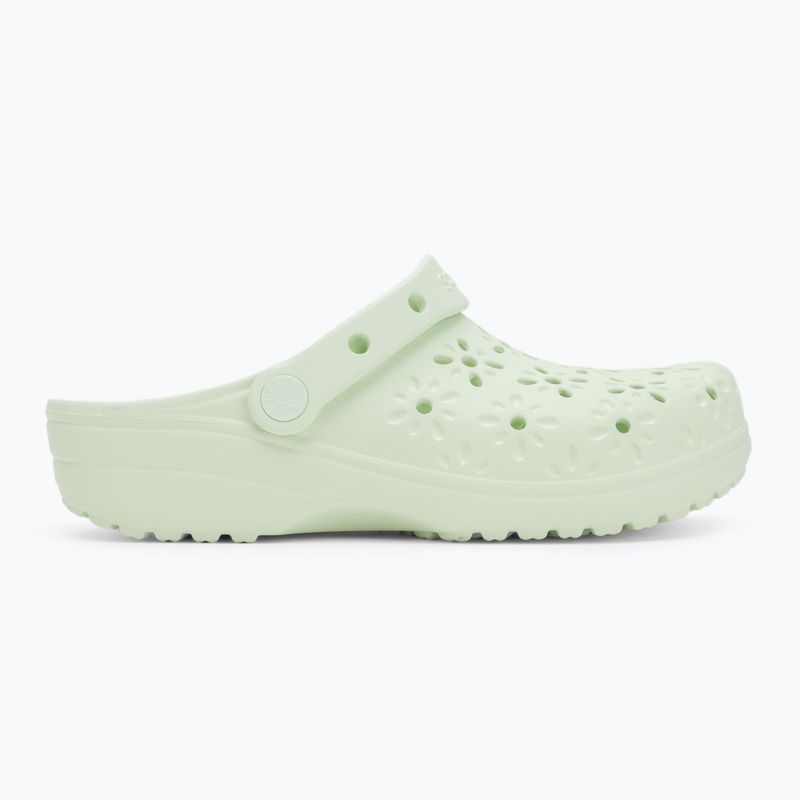 Crocs Classic Floral Cutout Clog infradito tinta giada 3