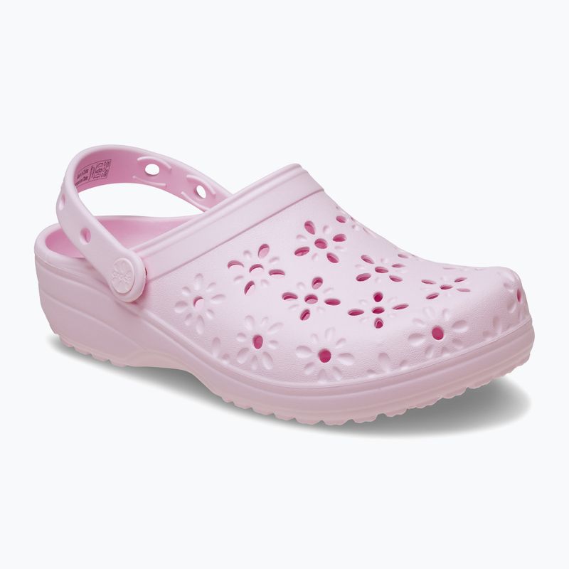 Crocs Classic Floral Cutout Clog rosa latte
