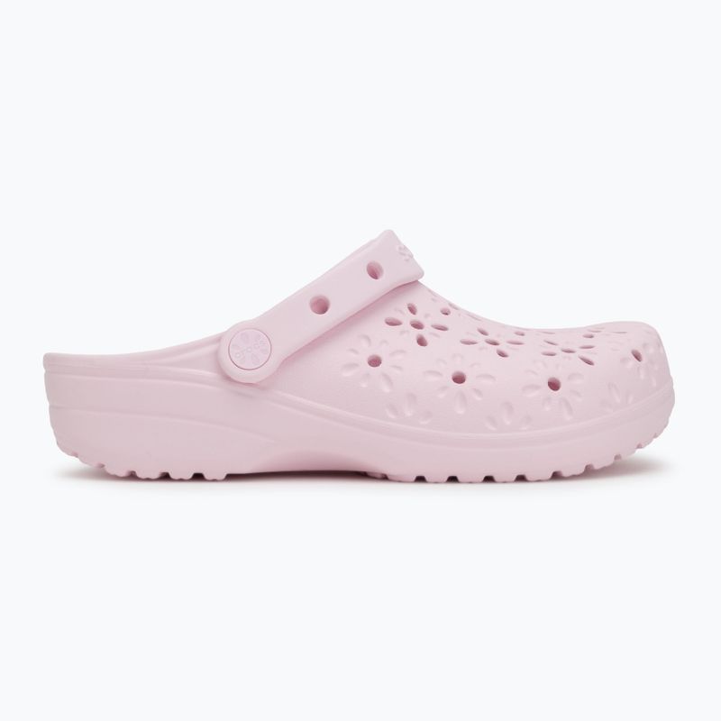 Crocs Classic Floral Cutout Clog rosa latte 3