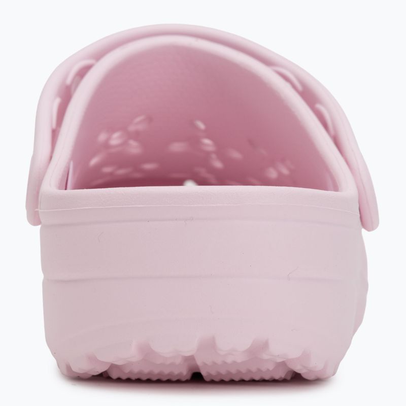 Crocs Classic Floral Cutout Clog rosa latte 7