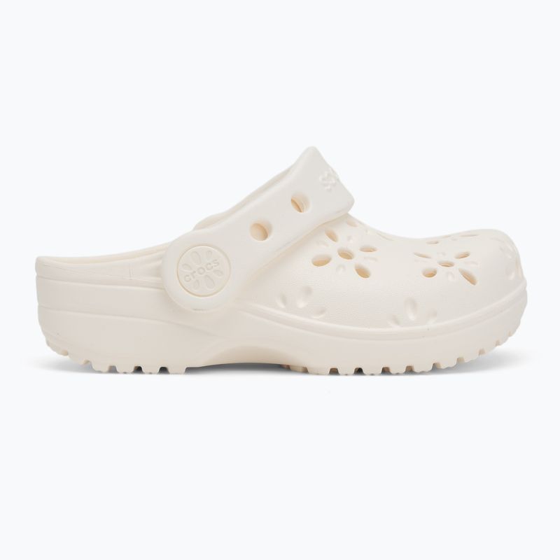 Crocs Classic Floral Cutout Clog Bambini Toddler infradito in gesso 3