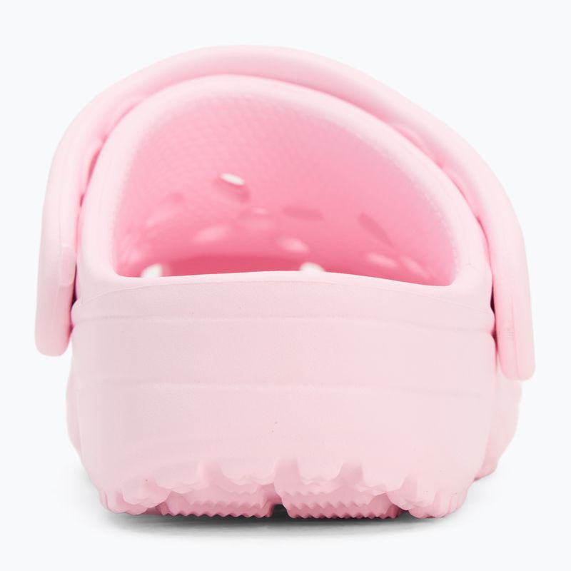 Crocs Classic Floral Cutout Clog Kids Toddler infradito rosa latte 7