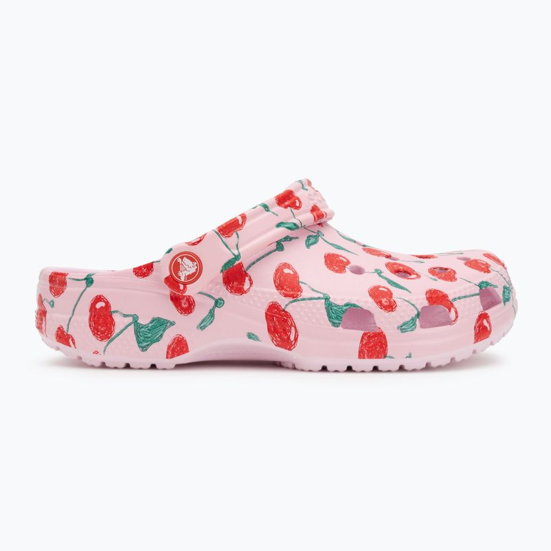 Zoccolo Crocs Classic Fresh Fruits rosa latte 3