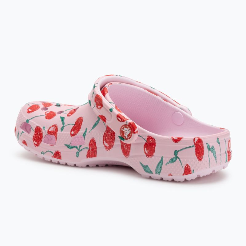 Zoccolo Crocs Classic Fresh Fruits rosa latte 4