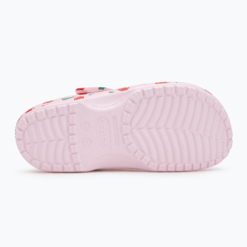Zoccolo Crocs Classic Fresh Fruits rosa latte 5