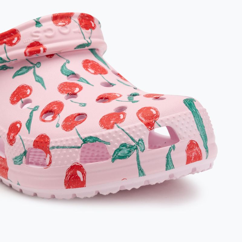 Zoccolo Crocs Classic Fresh Fruits rosa latte 8