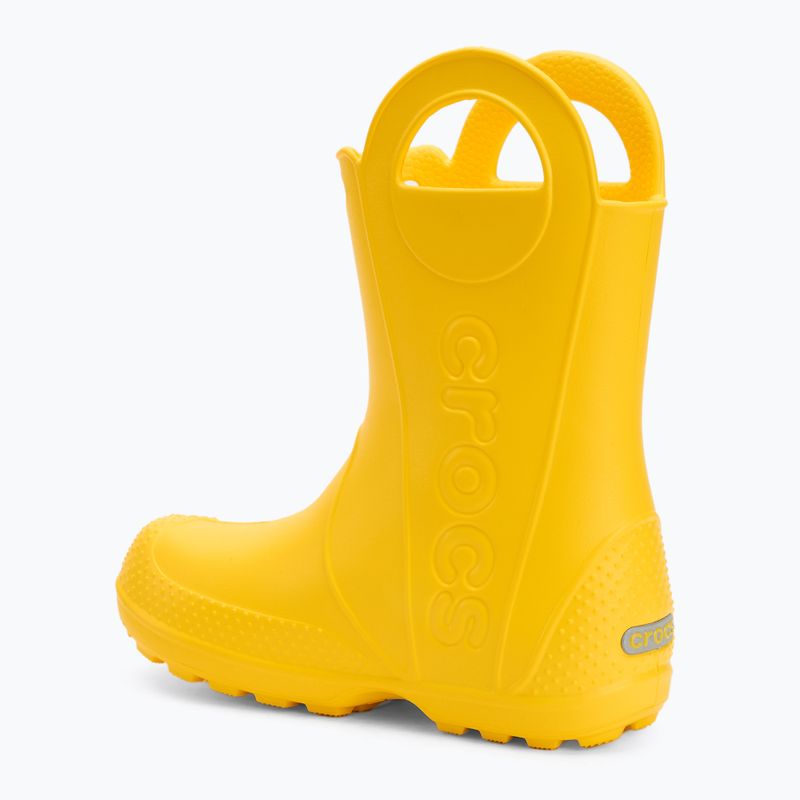 Crocs Handle It Stivale da pioggia per bambini giallo 3