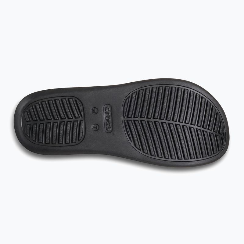 Infradito Crocs Getaway Platform Toe Loop donna nero 3