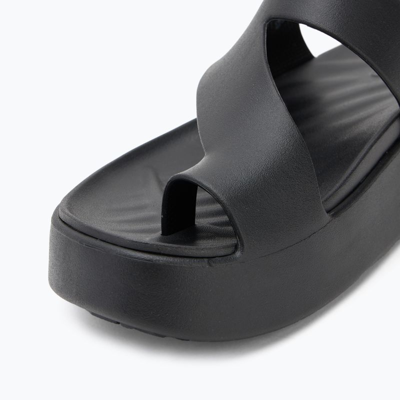 Infradito Crocs Getaway Platform Toe Loop donna nero 7