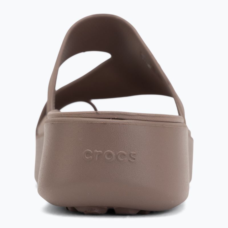 Crocs Getaway Platform Toe Loop tartufo infradito da donna 6