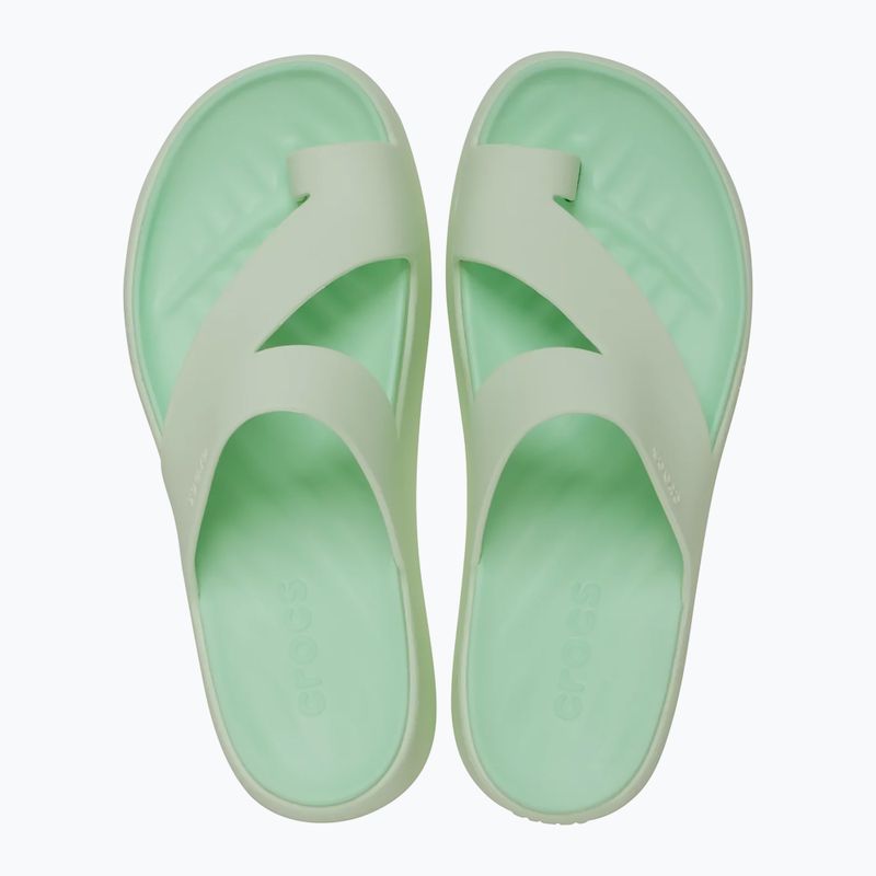 Infradito donna Crocs Getaway Platform Toe Loop jade tint 4