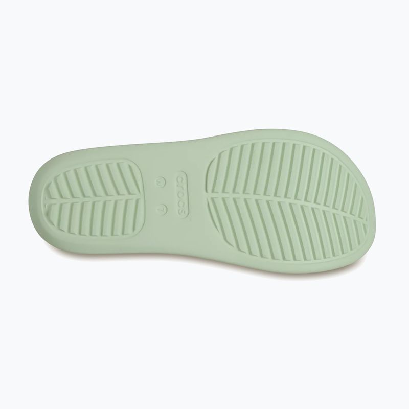 Infradito donna Crocs Getaway Platform Toe Loop jade tint 5