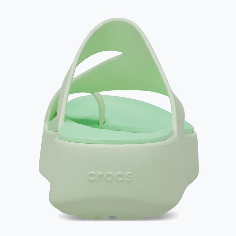 Infradito donna Crocs Getaway Platform Toe Loop jade tint 6