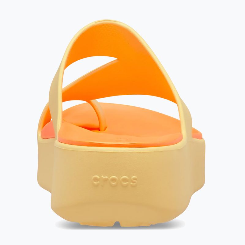 Infradito donna Crocs Getaway Platform Toe Loop golden hour 6