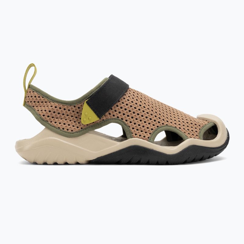 Sandali Crocs Swiftwater Mesh Deck da uomo color seppia 2