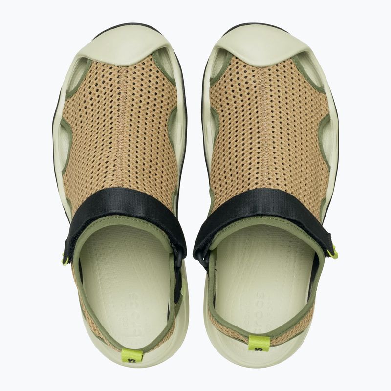 Sandali Crocs Swiftwater Mesh Deck da uomo color seppia 5