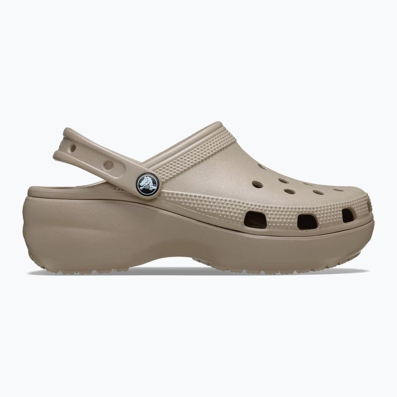 Zoccoli donna Crocs Classic Platform Clog taupe 2