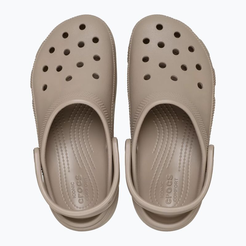 Zoccoli donna Crocs Classic Platform Clog taupe 5