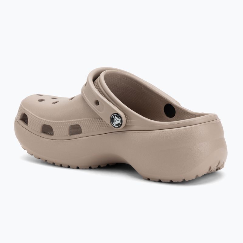 Zoccoli donna Crocs Classic Platform Clog taupe 4