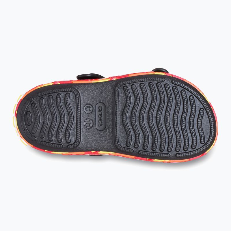 Crocs Crocband Cruiser Flames nero, sandali per bambini 4