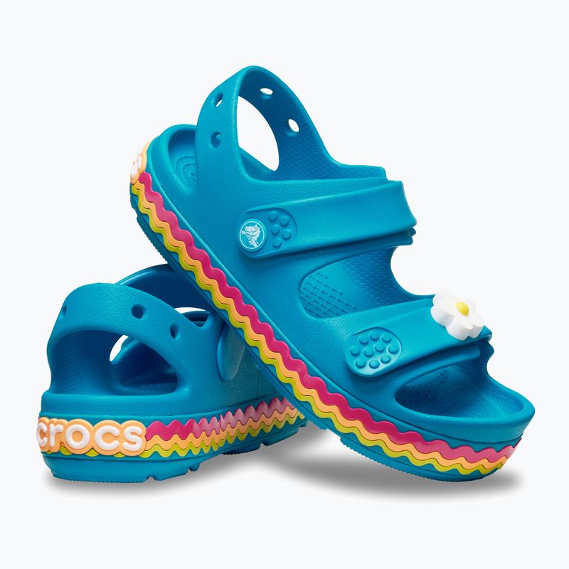 Crocs Crocband Cruiser sandali per bambini Ricrac marina 8