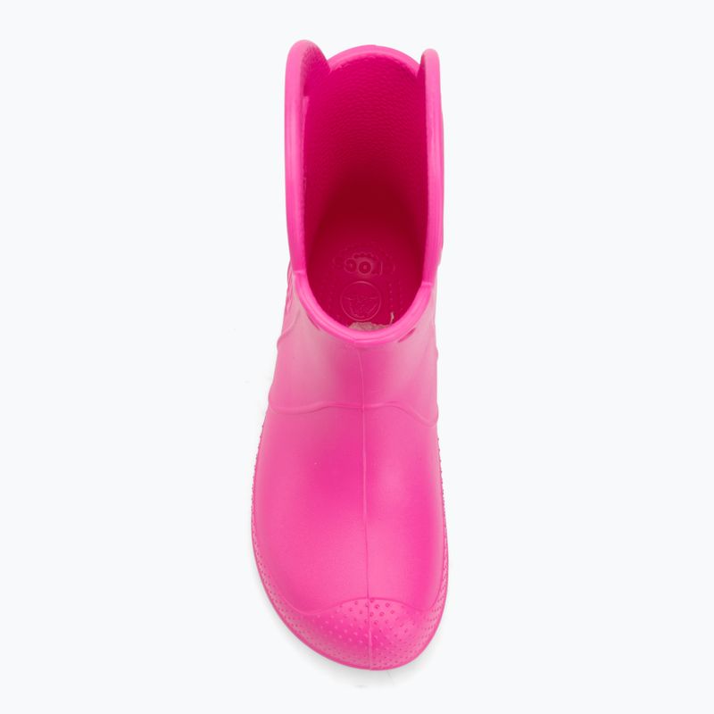 Stivali da pioggia per bambini Crocs Handle It Rain Boot Kids pink crush 5