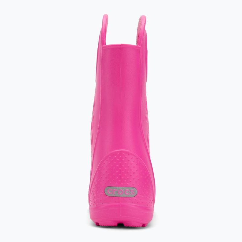 Stivali da pioggia per bambini Crocs Handle It Rain Boot Kids pink crush 6