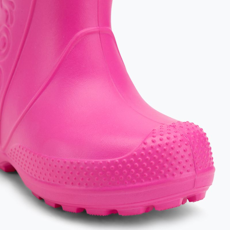 Stivali da pioggia per bambini Crocs Handle It Rain Boot Kids Toddler pink crush 7