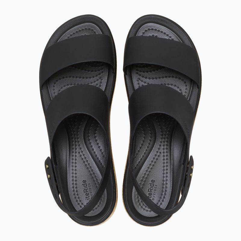 Sandali Crocs Brooklyn Cork Low Wedge donna nero/nero 5