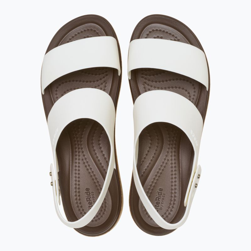 Sandali Crocs Brooklyn Cork Wedge Low da donna in gesso 5