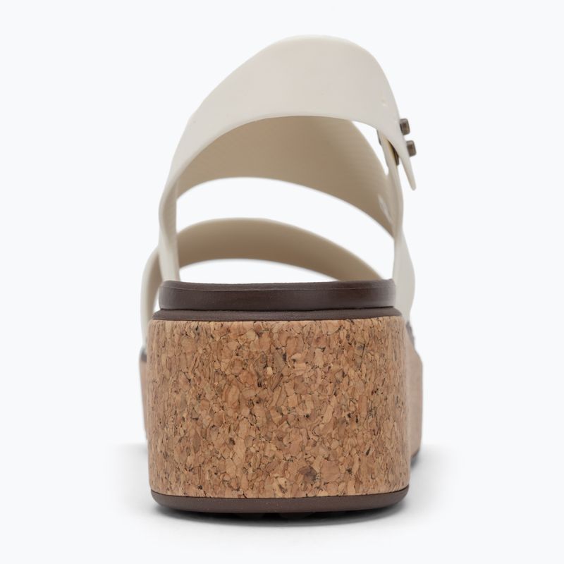 Sandali Crocs Brooklyn Cork Wedge Low da donna in gesso 6