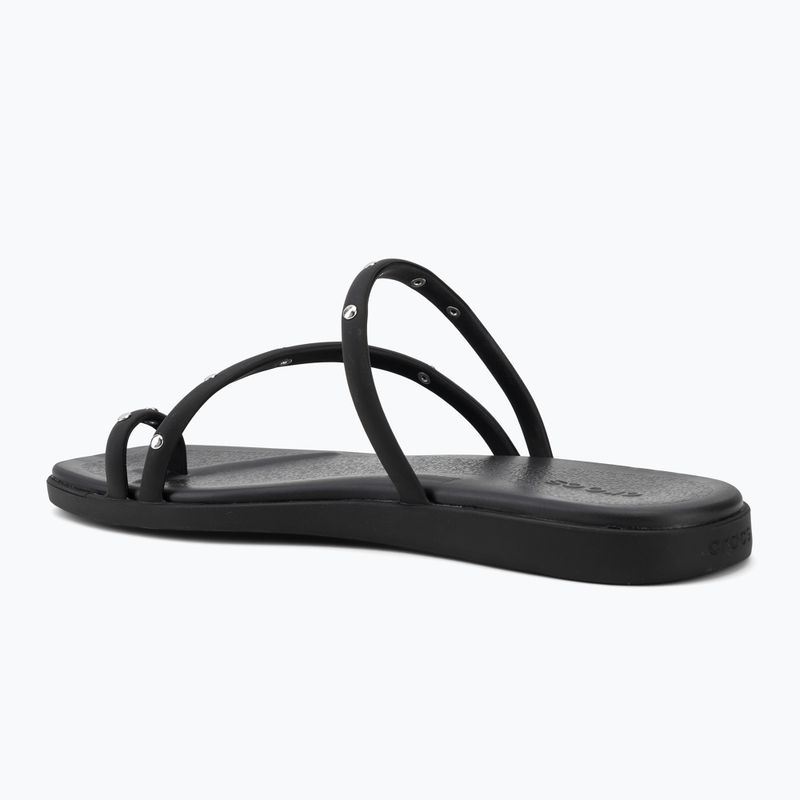 Ciabatte da donna Crocs Miami Studded Toe Loop black 3